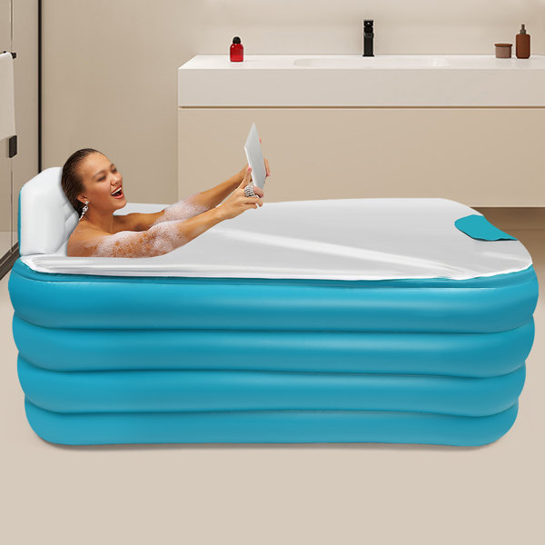 OUKANING Inflatable Bath Tub with Electric Air Pump Wayfair Canada